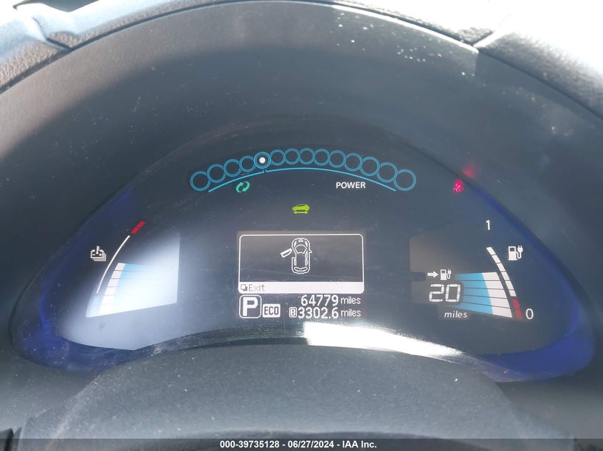 2013 Nissan Leaf Sv VIN: 1N4AZ0CP9DC407991 Lot: 39735128