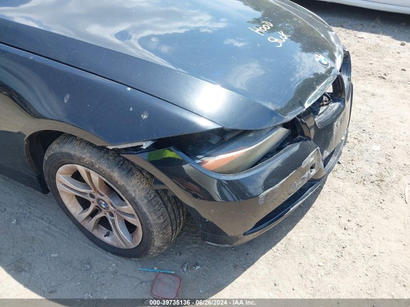 2008 BMW 328I VIN: WBAVA37588NL51725 Lot: 39735136