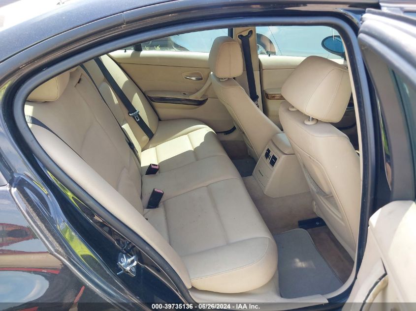 2008 BMW 328I VIN: WBAVA37588NL51725 Lot: 39735136