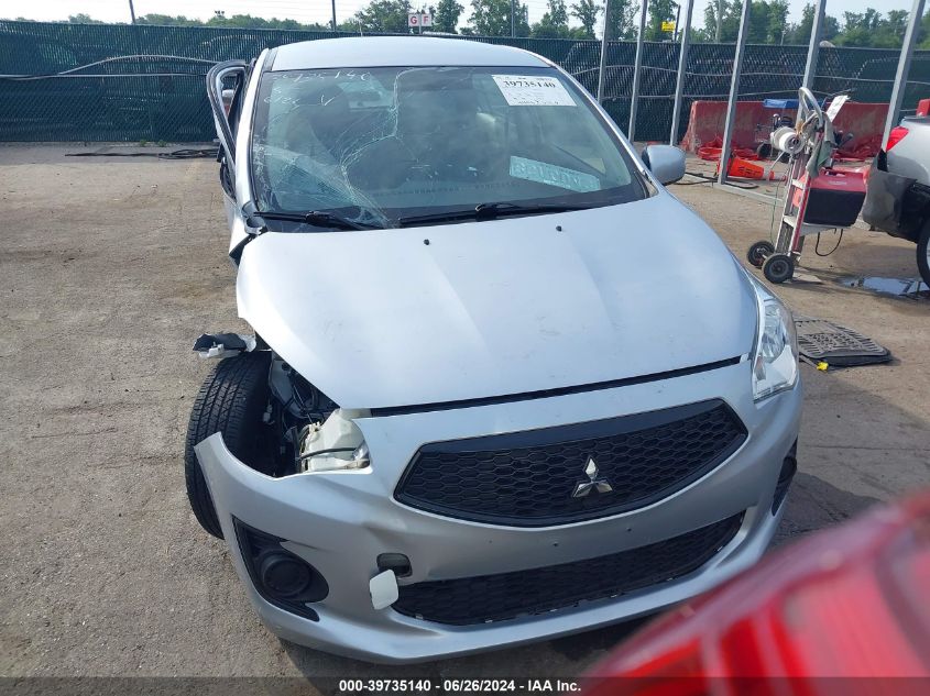 2020 Mitsubishi Mirage G4 Es VIN: ML32F3FJ7LHF06767 Lot: 39735140