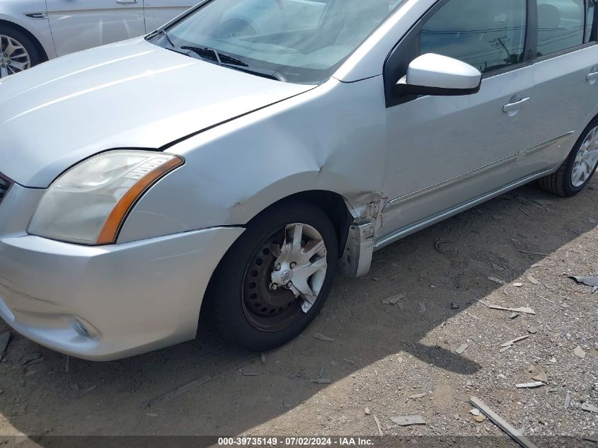 2011 Nissan Sentra 2.0S VIN: 3N1AB6AP0BL722932 Lot: 39735149
