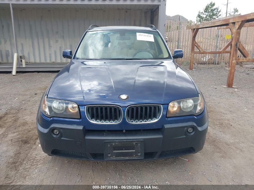 2004 BMW X3 3.0I VIN: WBXPA93444WA30884 Lot: 39735156