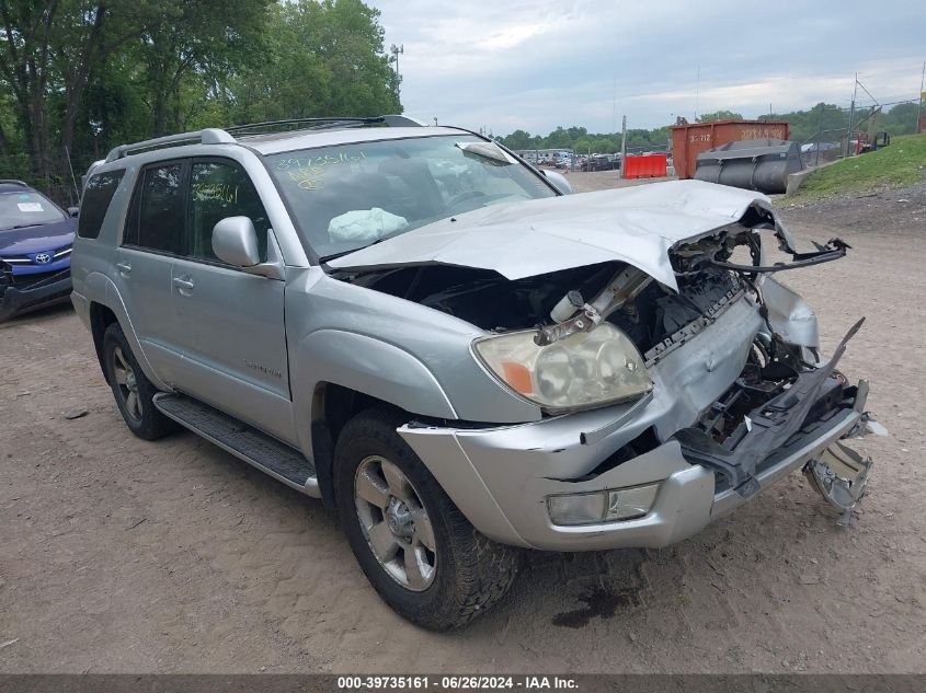 2004 Toyota 4Runner Limited VIN: JTEBT17R240029608 Lot: 39735161