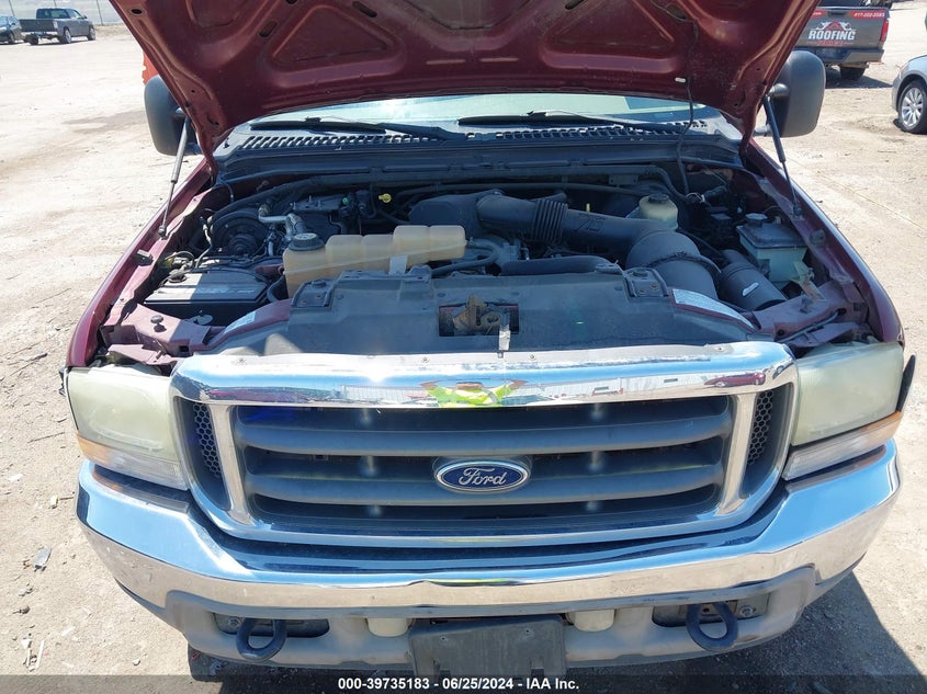 2004 Ford F-250 Lariat/Xl/Xlt VIN: 1FTNW21SX4EA12830 Lot: 39735183