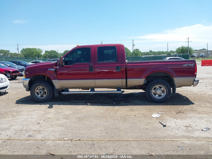 2004 Ford F-250 Lariat/Xl/Xlt VIN: 1FTNW21SX4EA12830 Lot: 39735183