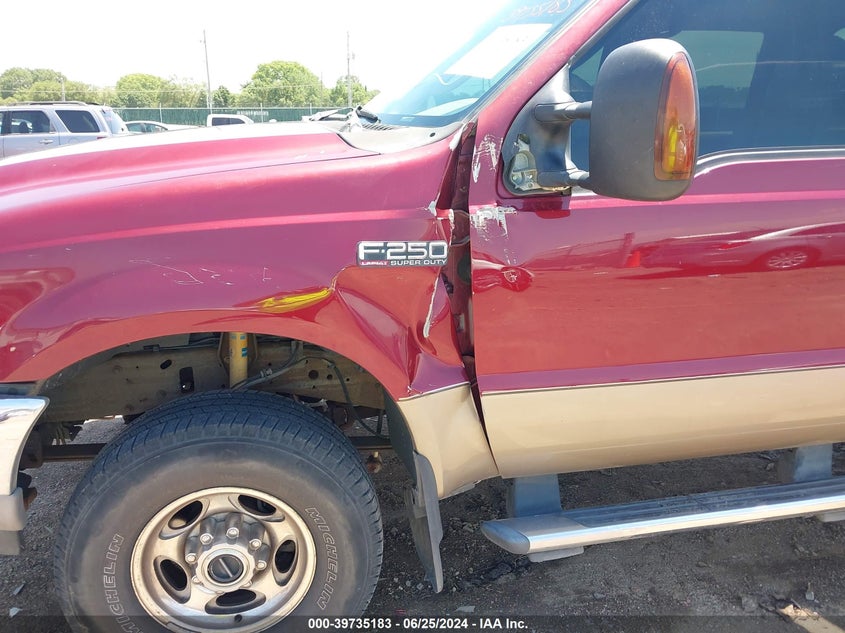 2004 Ford F-250 Lariat/Xl/Xlt VIN: 1FTNW21SX4EA12830 Lot: 39735183