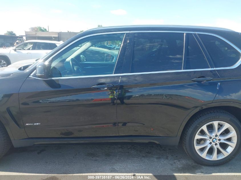 2015 BMW X5 xDrive35I VIN: 5UXKR0C51F0P09243 Lot: 39735187