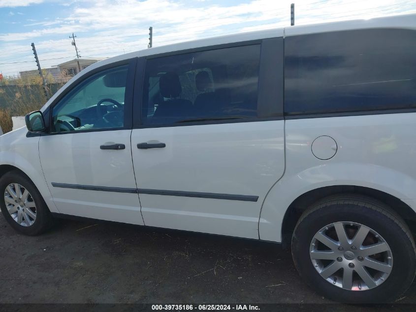2010 Dodge Grand Caravan C/V VIN: 2D4CN1AE9AR455857 Lot: 39735186