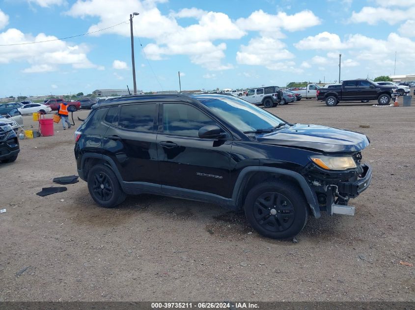 2018 Jeep Compass Sport Fwd VIN: 3C4NJCAB8JT254970 Lot: 39735211