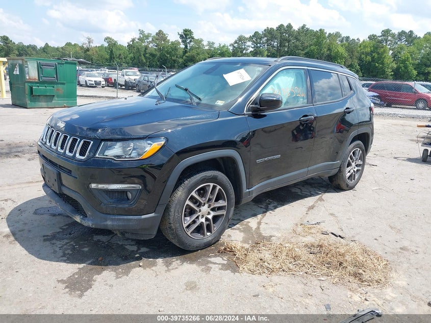 VIN 3C4NJDBB2JT112215 2018 JEEP COMPASS LATITUDE 4X4