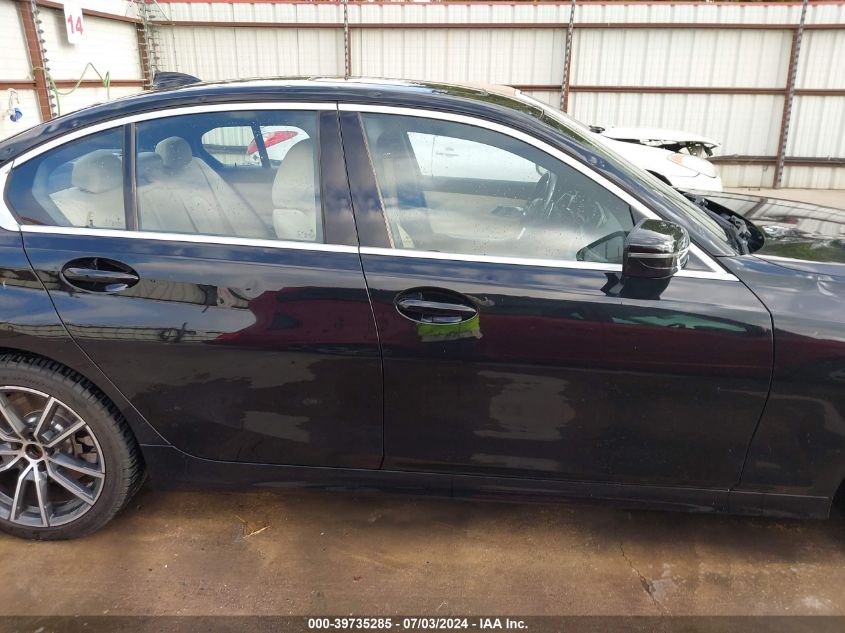 2019 BMW 330I VIN: WBA5R1C59KFH01502 Lot: 39735285