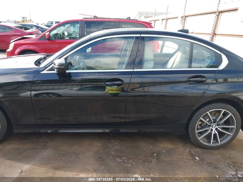 2019 BMW 330I VIN: WBA5R1C59KFH01502 Lot: 39735285
