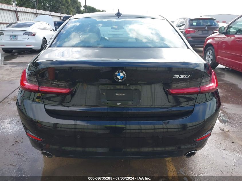 2019 BMW 330I VIN: WBA5R1C59KFH01502 Lot: 39735285