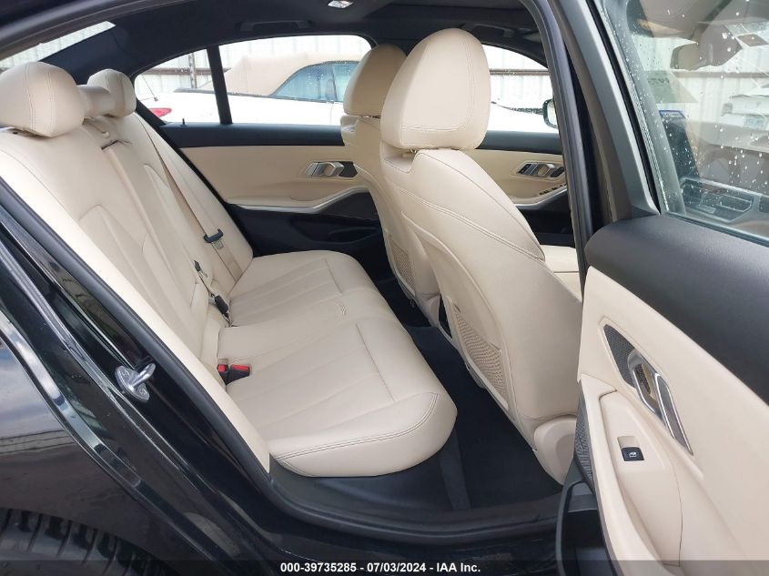 2019 BMW 330I VIN: WBA5R1C59KFH01502 Lot: 39735285