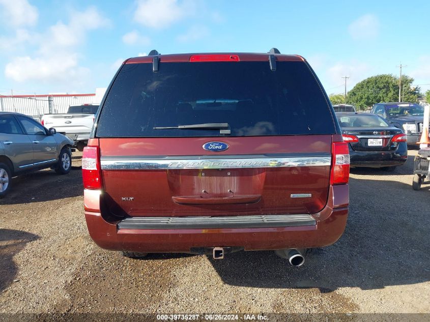 2017 Ford Expedition El Xlt VIN: 1FMJK1HTXHEA28238 Lot: 39735287