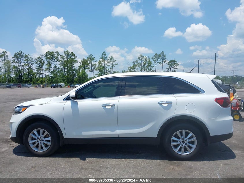 2019 Kia Sorento Lx/S VIN: 5XYPG4A54KG497594 Lot: 39735336