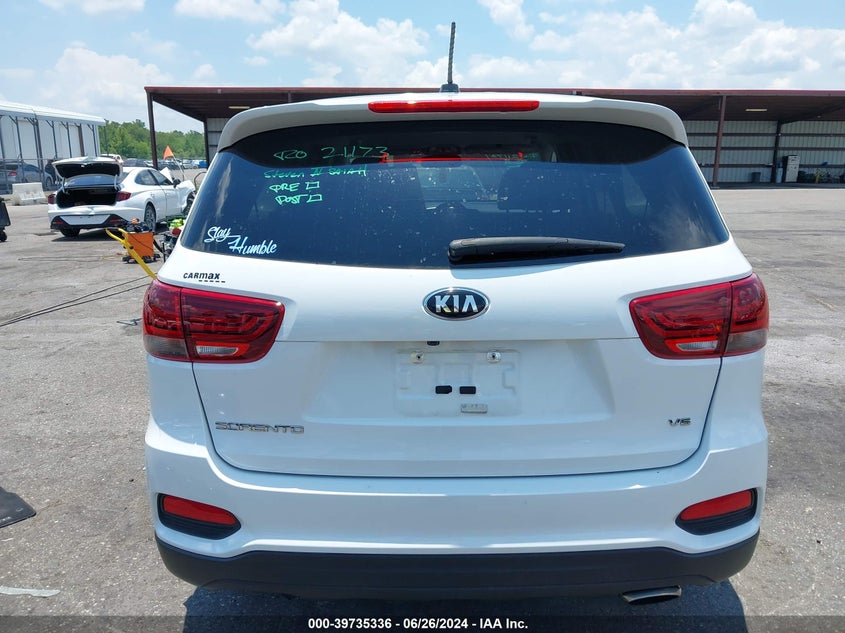 2019 Kia Sorento Lx/S VIN: 5XYPG4A54KG497594 Lot: 39735336