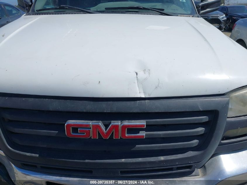 2006 GMC Sierra 2500Hd Work Truck VIN: 1GDHC23U16F197251 Lot: 39735357