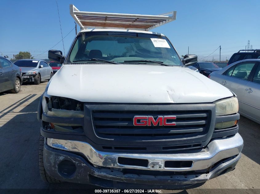 2006 GMC Sierra 2500Hd Work Truck VIN: 1GDHC23U16F197251 Lot: 39735357