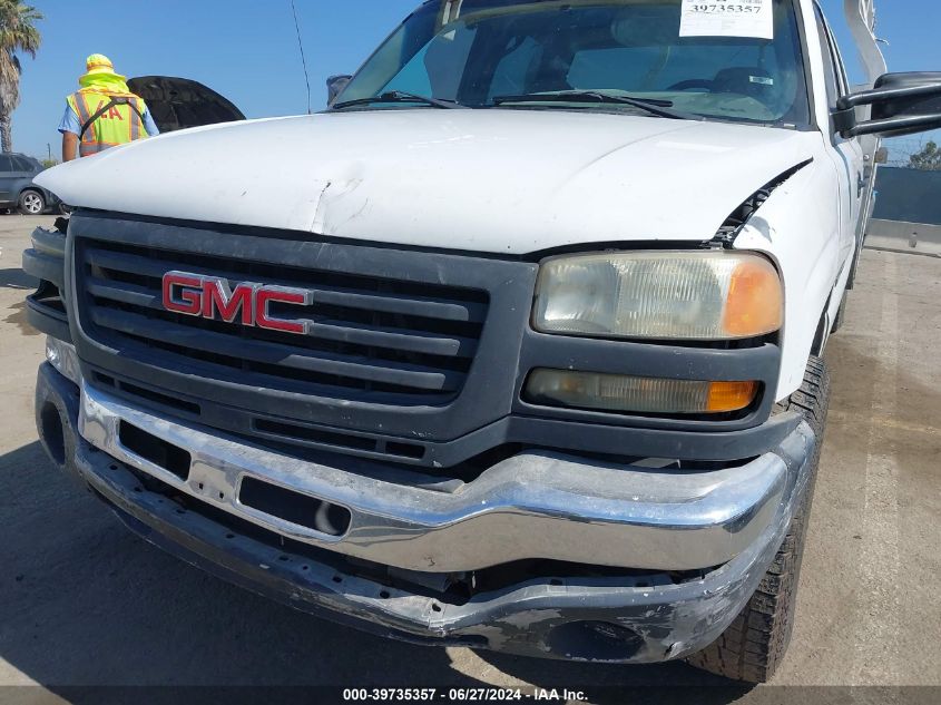 2006 GMC Sierra 2500Hd Work Truck VIN: 1GDHC23U16F197251 Lot: 39735357