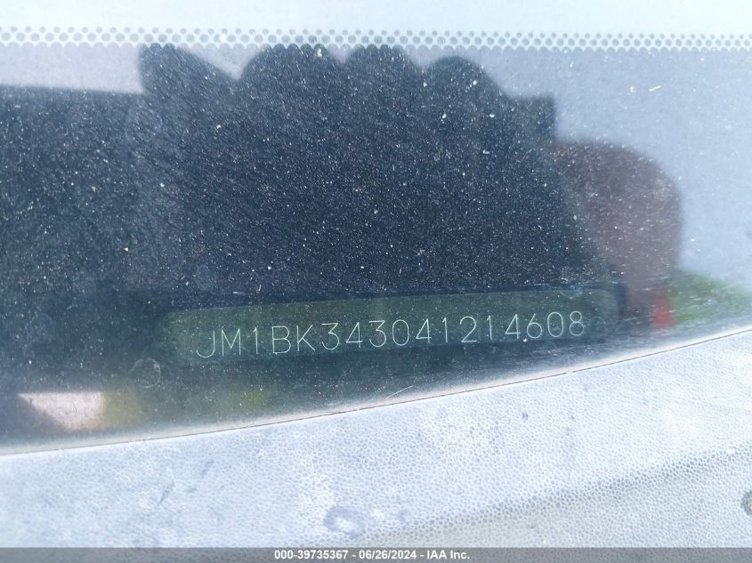 2004 Mazda Mazda3 S VIN: JM1BK343041214608 Lot: 39735367