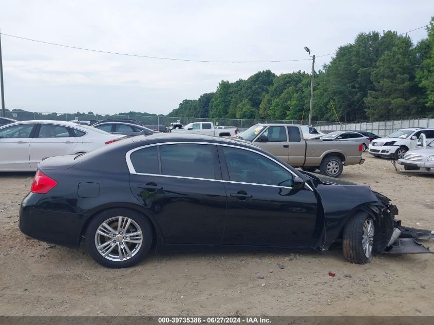 2010 Infiniti G37 Journey VIN: JN1CV6AP9AM401072 Lot: 39735386