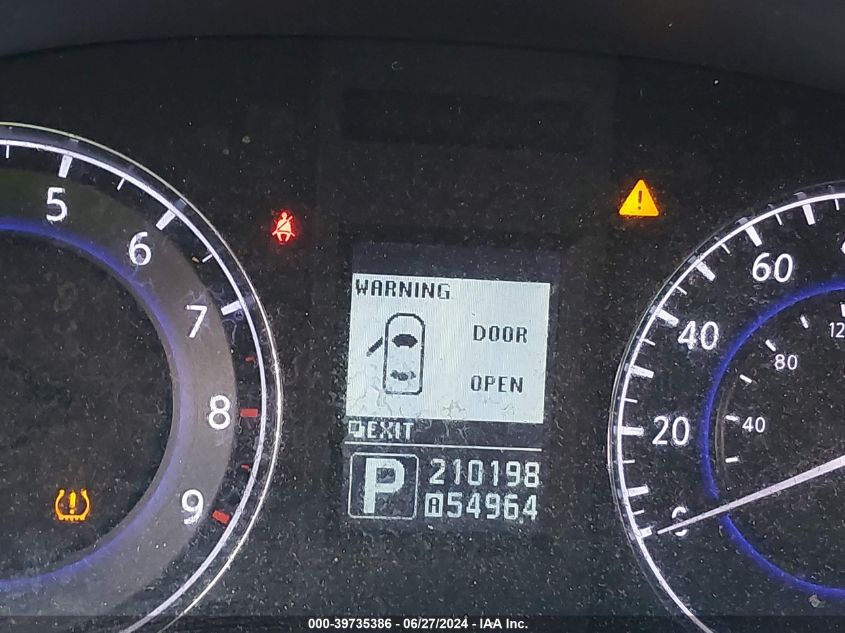 2010 Infiniti G37 Journey VIN: JN1CV6AP9AM401072 Lot: 39735386