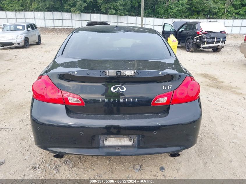 2010 Infiniti G37 Journey VIN: JN1CV6AP9AM401072 Lot: 39735386