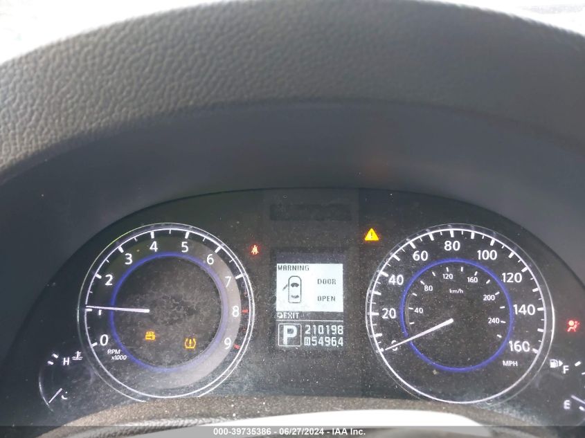 2010 Infiniti G37 Journey VIN: JN1CV6AP9AM401072 Lot: 39735386