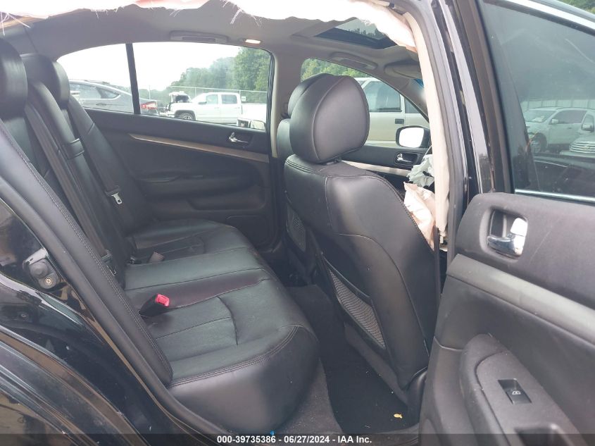 2010 Infiniti G37 Journey VIN: JN1CV6AP9AM401072 Lot: 39735386