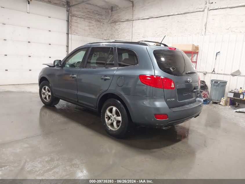 2007 Hyundai Santa Fe Gls VIN: 5NMSG73D57H076836 Lot: 39735393