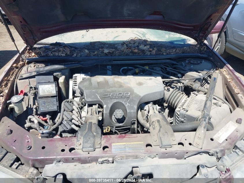 2003 Chevrolet Impala Ls VIN: 2G1WH52K139364087 Lot: 39735411