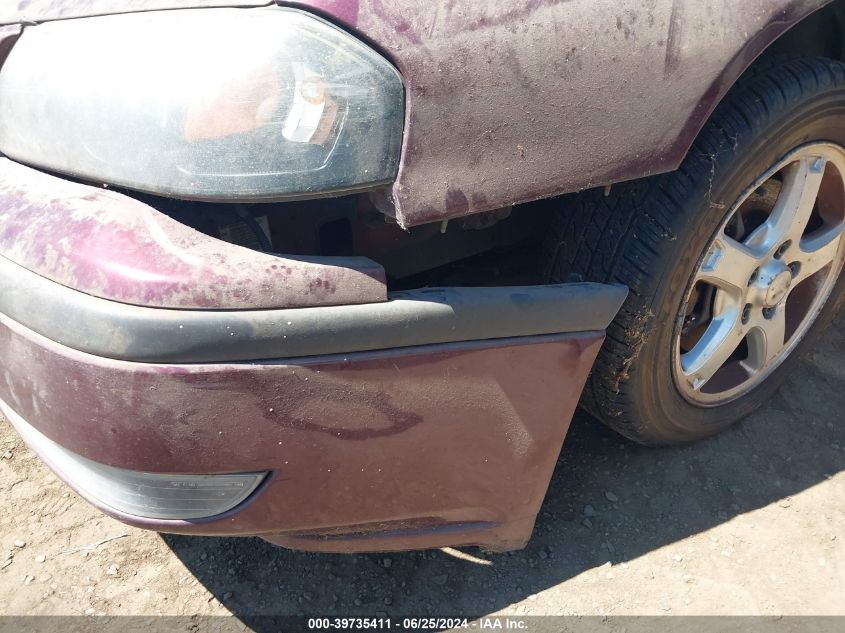 2003 Chevrolet Impala Ls VIN: 2G1WH52K139364087 Lot: 39735411