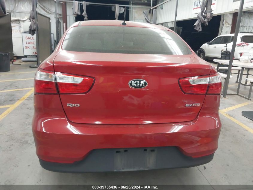 2016 Kia Rio Ex/Sx VIN: KNADN4A38G6676428 Lot: 39735436