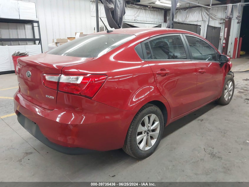 2016 Kia Rio Ex/Sx VIN: KNADN4A38G6676428 Lot: 39735436
