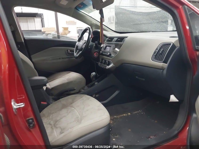2016 Kia Rio Ex/Sx VIN: KNADN4A38G6676428 Lot: 39735436