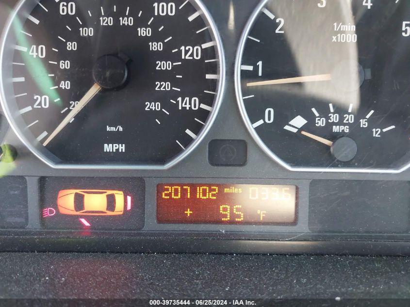 2004 BMW 330I VIN: WBAEV53414KM07027 Lot: 39735444