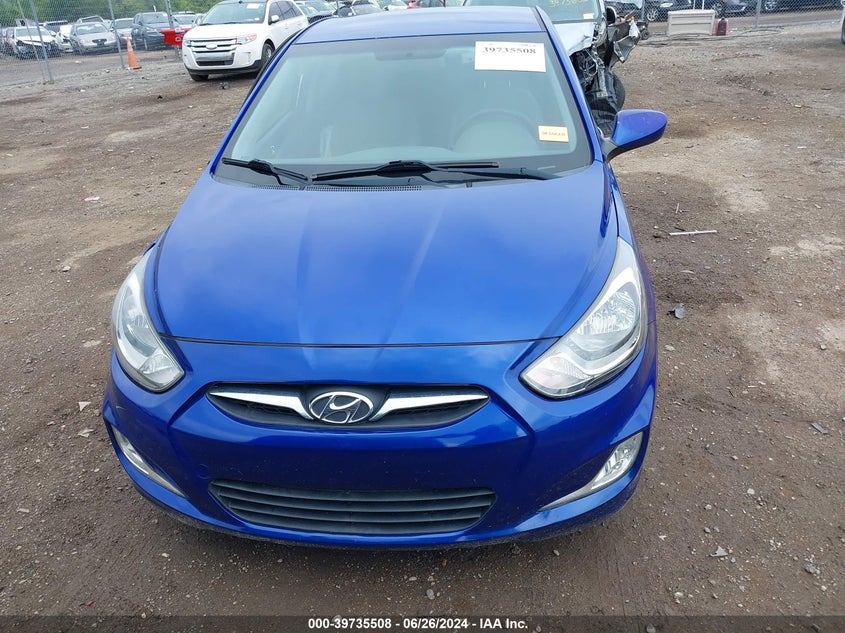 2012 Hyundai Accent Gls VIN: KMHCU4AE2CU119485 Lot: 39735508
