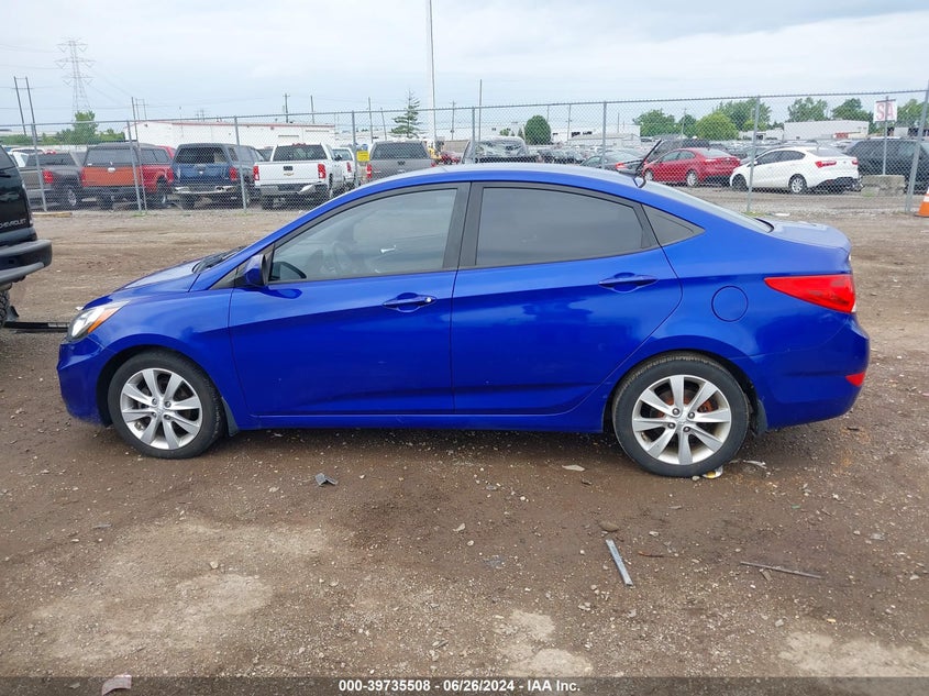 2012 Hyundai Accent Gls VIN: KMHCU4AE2CU119485 Lot: 39735508