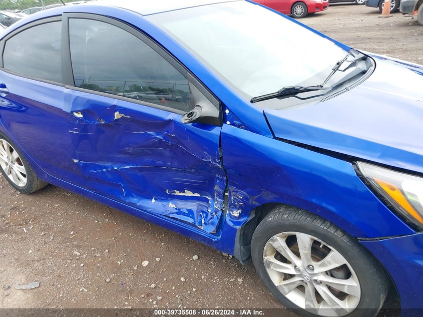 2012 Hyundai Accent Gls VIN: KMHCU4AE2CU119485 Lot: 39735508