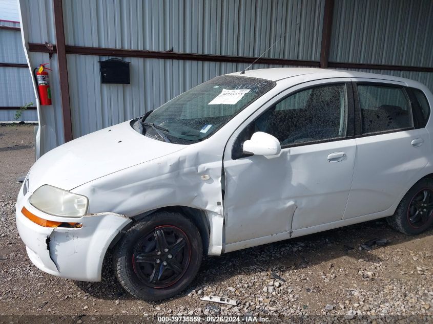 2007 Chevrolet Aveo Ls VIN: KL1TD66647B746862 Lot: 39735559