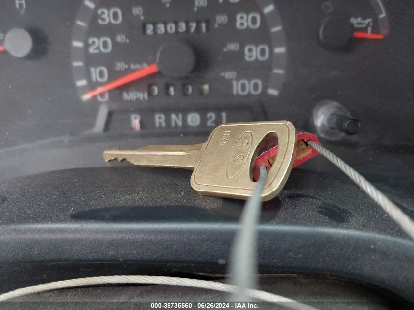 1999 Ford E-250 Commercial/Recreational VIN: 1FTNS24L2XHB57556 Lot: 39735560