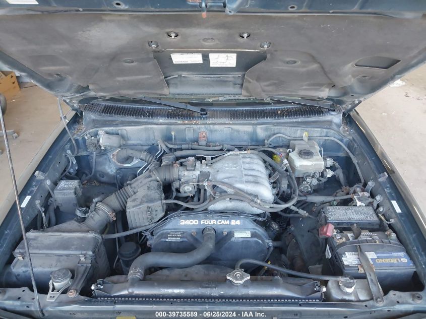 2001 Toyota 4Runner Sr5 V6 VIN: JT3HN86R510335494 Lot: 39735589