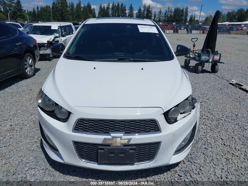 2013 Chevrolet Sonic Rs VIN: 1G1JG6SB1D4246838 Lot: 39735597