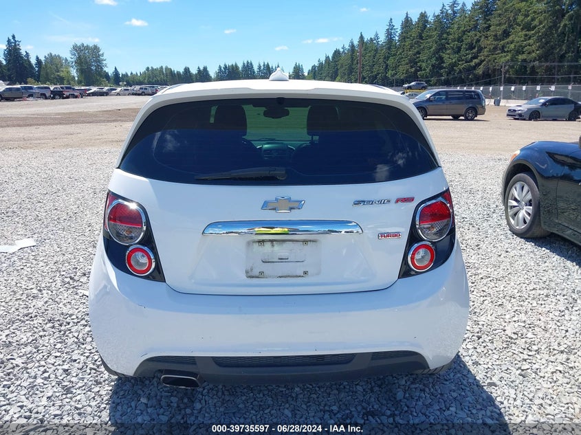 2013 Chevrolet Sonic Rs VIN: 1G1JG6SB1D4246838 Lot: 39735597