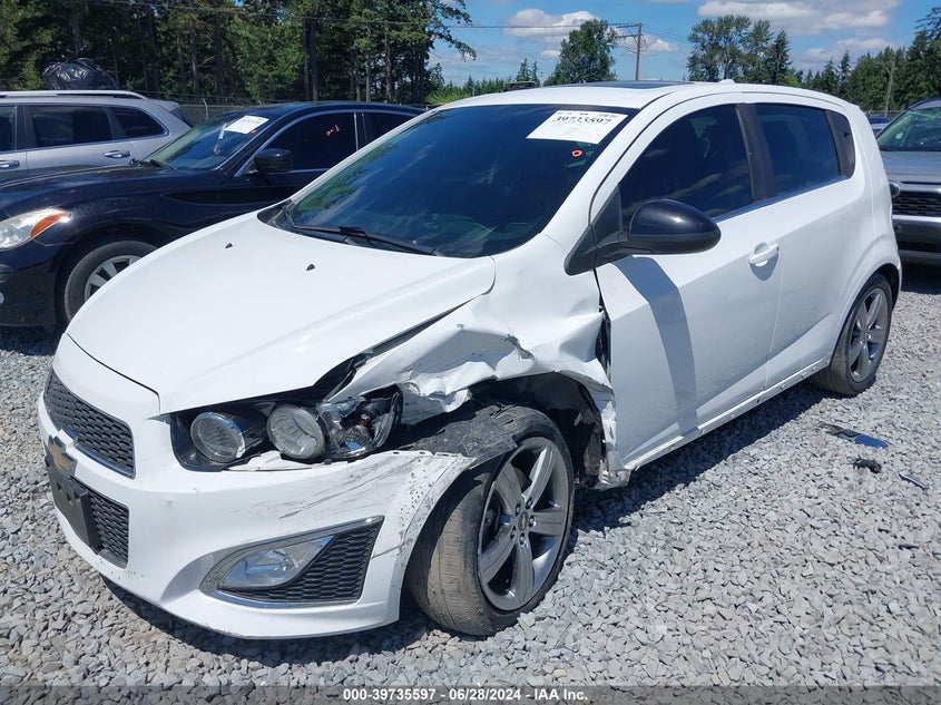 2013 Chevrolet Sonic Rs VIN: 1G1JG6SB1D4246838 Lot: 39735597