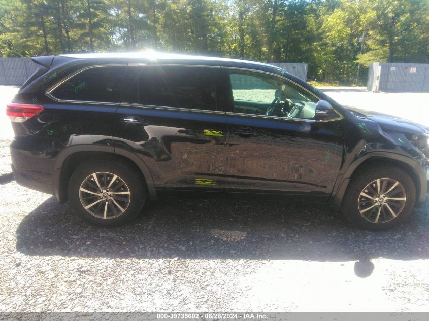 2018 Toyota Highlander Se/Xle VIN: 5TDJZRFHXJS556181 Lot: 39735602