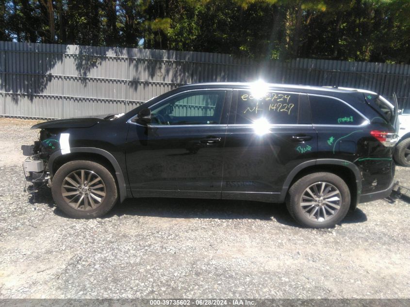 2018 Toyota Highlander Se/Xle VIN: 5TDJZRFHXJS556181 Lot: 39735602