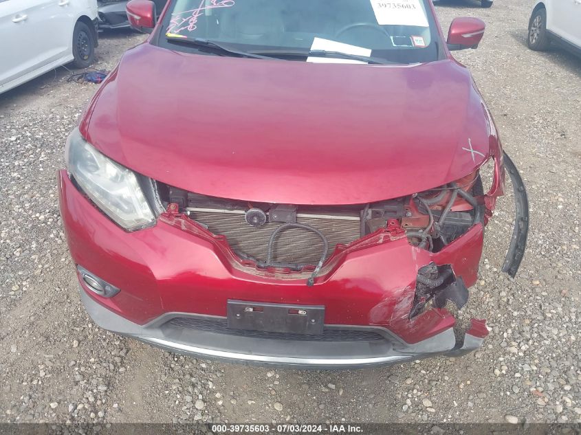 2015 Nissan Rogue Sl VIN: 5N1AT2MV4FC916986 Lot: 39735603
