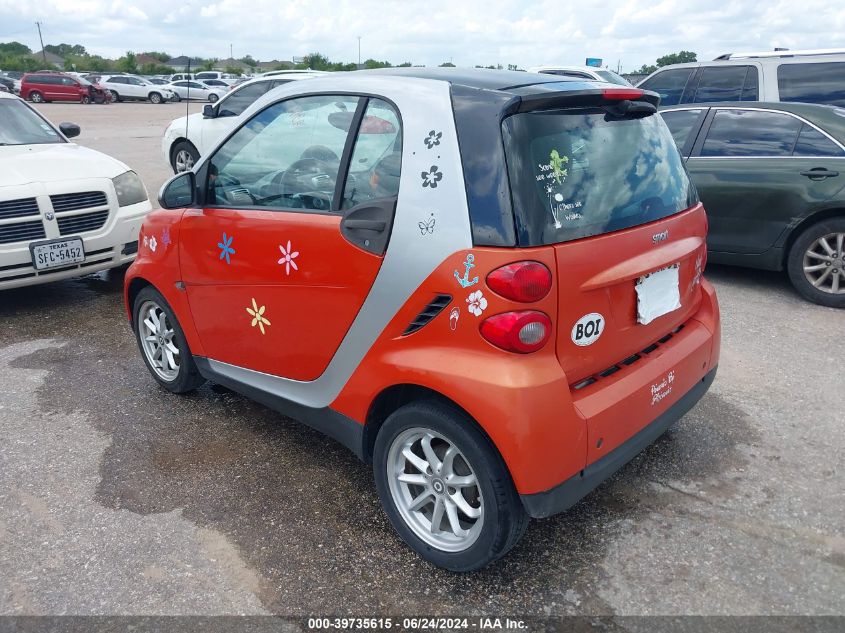 2008 Smart Fortwo Passion/Pure VIN: WMEEJ31X48K206178 Lot: 40874130